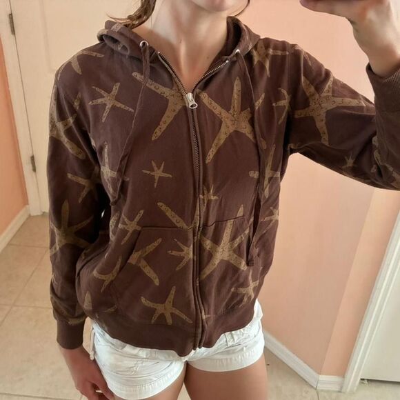 American Vintage Tops - American-vintage Women's Brown Hoodie